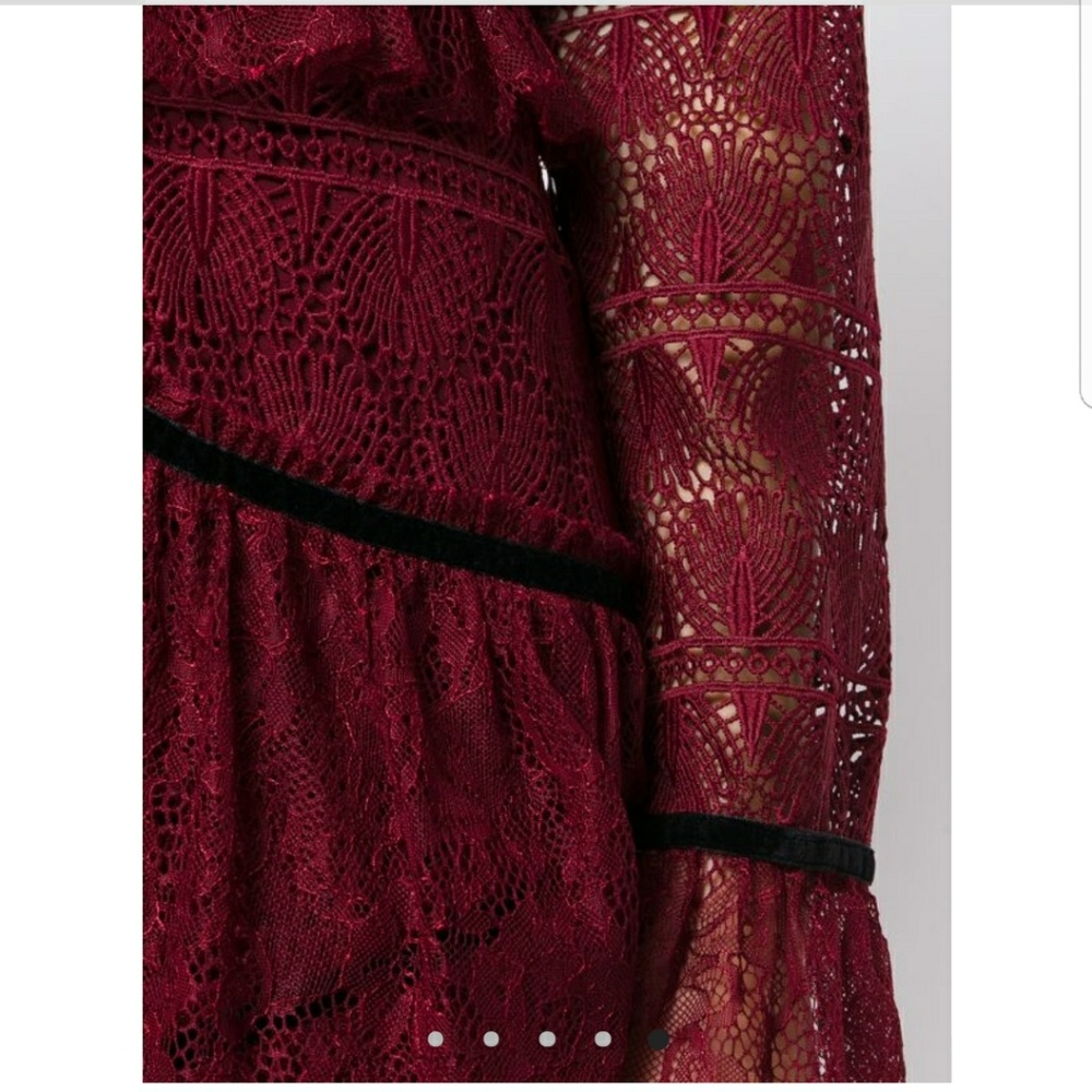 NWT Rare Gorgeous Perseverance Multi Ruffle Dress - Picture 4 of 7